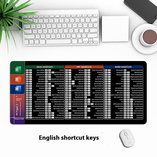 English Version Shortcut Key Mouse Pad Non-slip