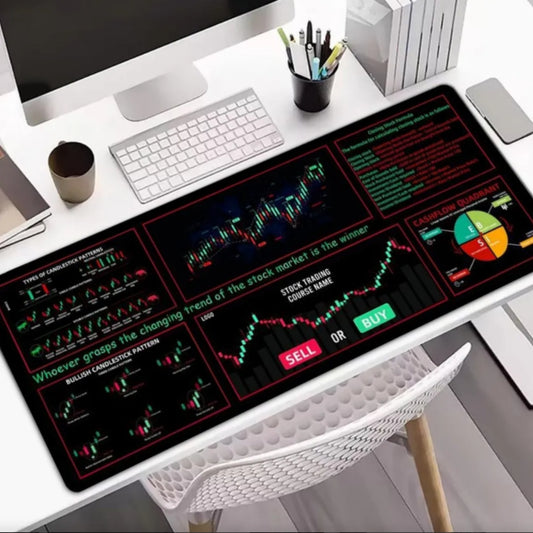 Shortcut Keys Oversized Office Desktop Mouse Pad
