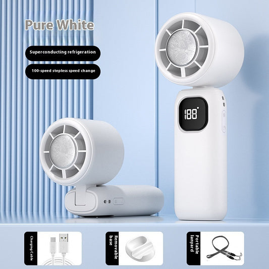 Portable Neck Hanging Plastic Mini Charging Silent Fan