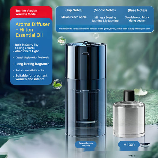 In-car Air Purifier Humidifier And Aromatherapy Deodorizer