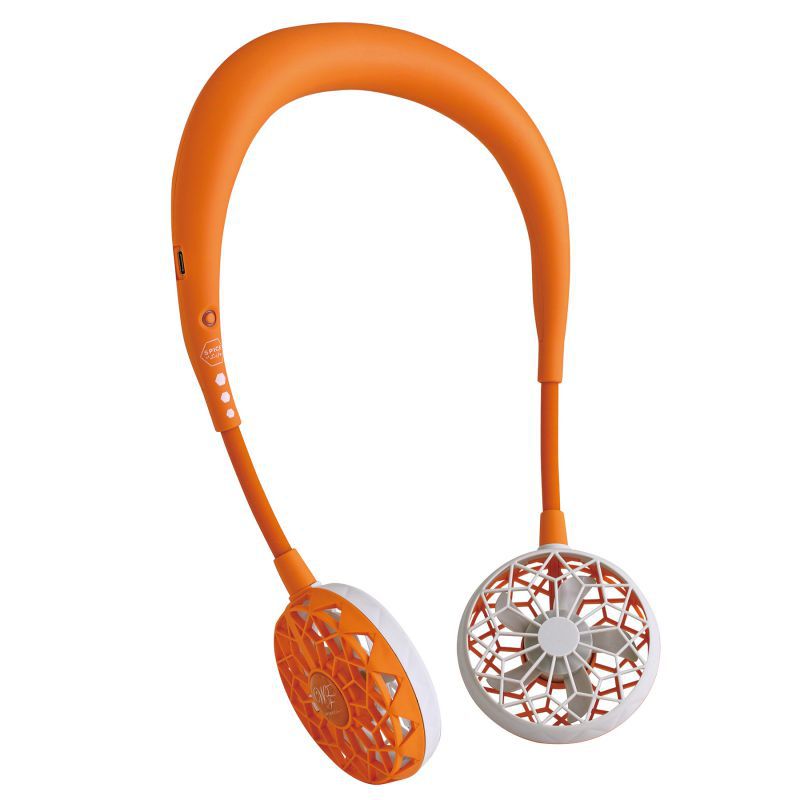 Lazy mini USB portable hanging neck fan