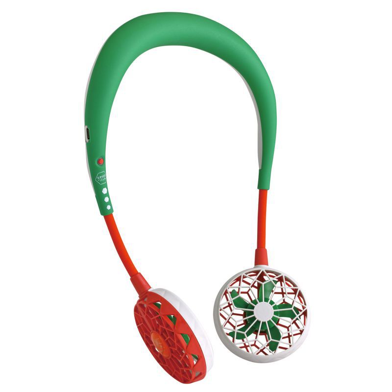 Lazy mini USB portable hanging neck fan