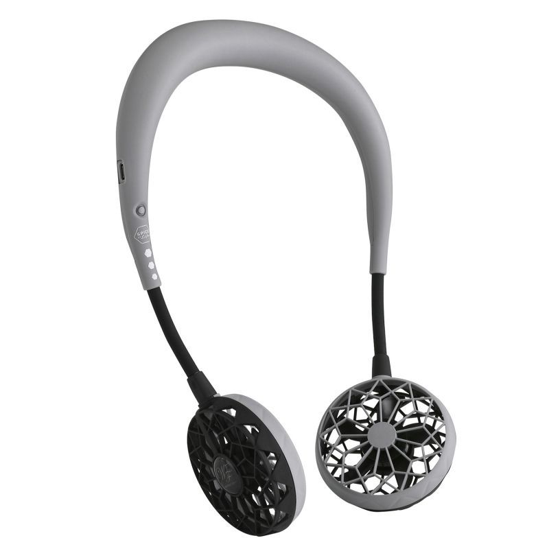 Lazy mini USB portable hanging neck fan