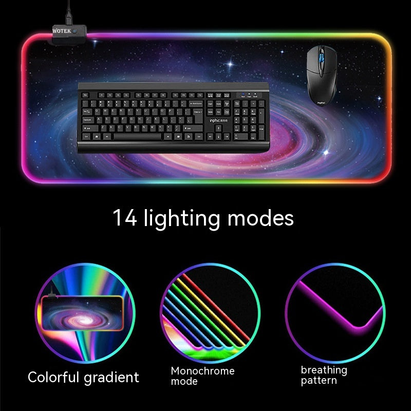 Oversized Luminous Mouse Pad Thickened