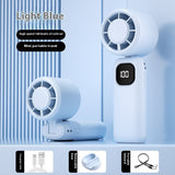 Portable Neck Hanging Plastic Mini Charging Silent Fan