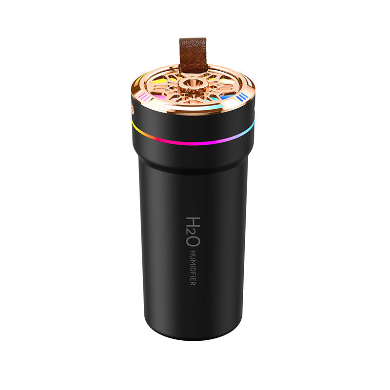 Car Humidifier Small Mini Air Purifier Starry Sky Projection Ambience Light