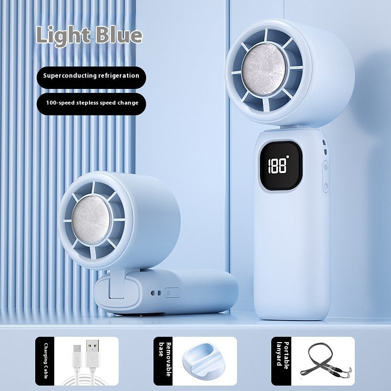 Portable Neck Hanging Plastic Mini Charging Silent Fan