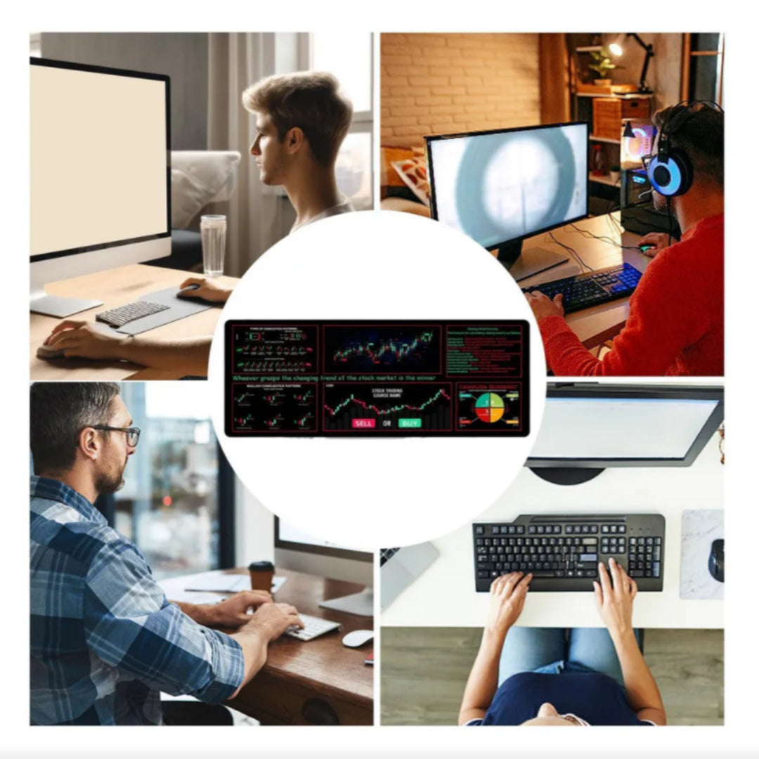 Shortcut Keys Oversized Office Desktop Mouse Pad