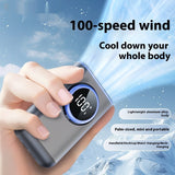 Handheld Clip Waist Hanging Neck Mini Small Fan